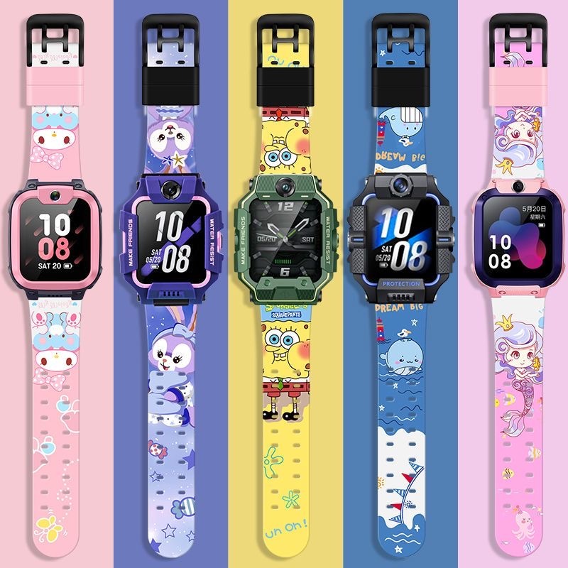 สายนาฬิกาสำหรับ Imoo Z1 Z2 Z3 Z5 Z6 Z7 สายซิลิโคน ลายการ์ตูนน่ารัก สายนาฬิกา นาฬิกาไอโม่ สายนาฬิกา imoo Z6 Strap เด็ก เบาสบายในการสวมใส่