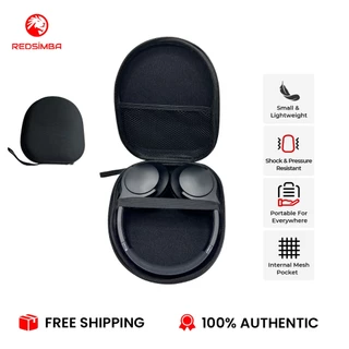 SOUNDPEATS REDSIMBA เคสหูฟัง,สําหรับพื้นที่soundpeats/1more/Edifier/Sony/Lenovo/Baseus/JBL/Beats Over Ear Headphones,กระเป๋าเดินทางพร้อมผ้าเกล็ดหิมะแบบนุ่มและกระเป๋าตาข่าย