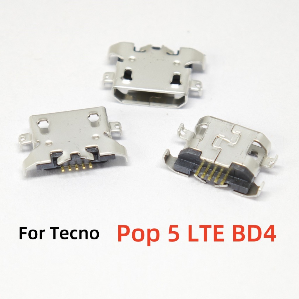5-50PCS สําหรับ Tecno Pop 5 LTE BD4 BD4i BD4A USB ชาร์จ Pin พอร์ต Dock Plug Charger Connector ซ็อกเก็ตอะไหล่ซ่อม