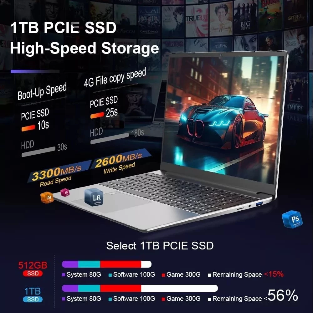 COD + รับประกันสามปี 15.6 นิ้วรูปแบบนิ้วปลดล็อค Windows 11 Pro Intel Core i7 8500Y แล็ปท็อป 16GB DDR 1TB SSD คอมพิวเตอร์แล็ปท็อป PC Office thumbnail 8