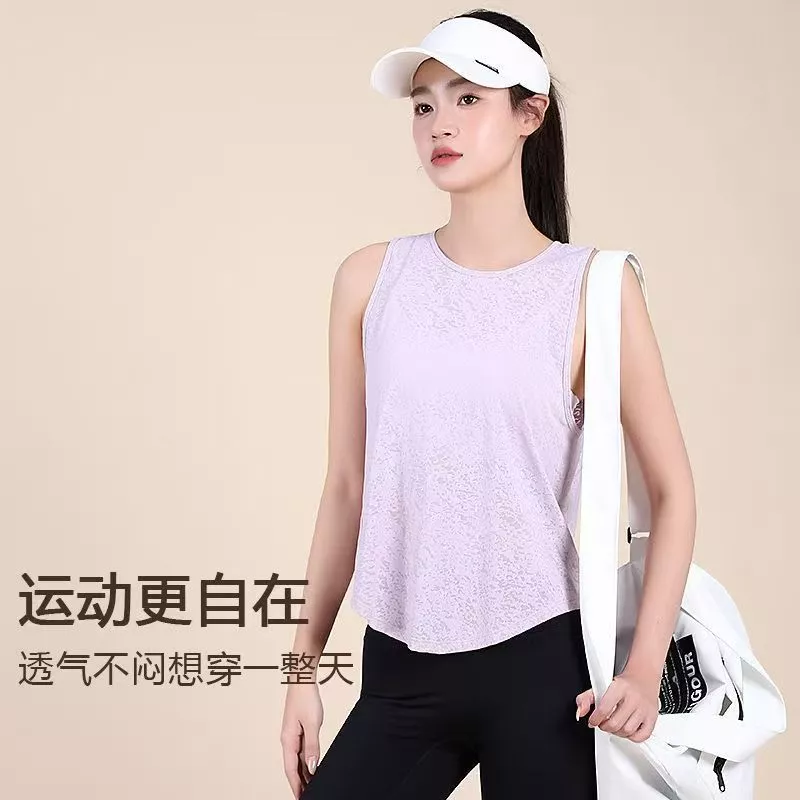 เสื้อยืดแขนกุดออกกำลังกาย โยคะ ระบายอากาศ thumbnail 6