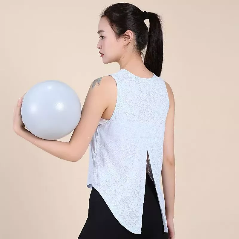 เสื้อยืดแขนกุดออกกำลังกาย โยคะ ระบายอากาศ thumbnail 10