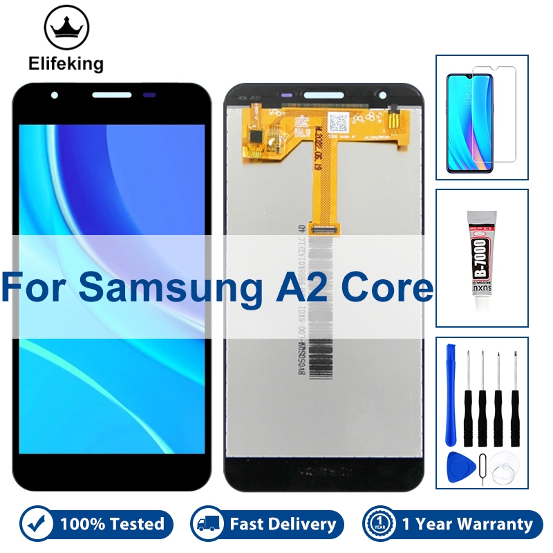 จอแสดงผล LCD สําหรับ Samsung Galaxy A2 Core A260 SM-A260F A260G หน้าจอสัมผัส Digitizer Assembly Repl