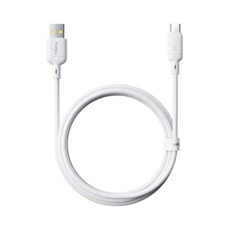 Baseus New Pudding Series สายชาร์จเร็ว USB A ถึง USB C 3A ยืดหยุ่น Soft Tangle ฟรี