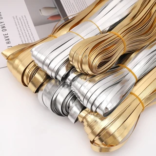 [0.5-2.5 ซม.] 5 เมตร PU Bright หนังขอบแถบ DIY รองเท้าหนังโบว์ตกแต่ง DIY เชือกผูกรองเท้า DIY กระเป๋าเป้สะพายหลังเครื่องประดับ
