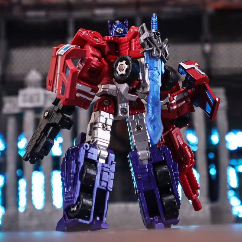JD-01 Classic Butter Small Scale Optimus Prime Car Robot รูปที่ 3