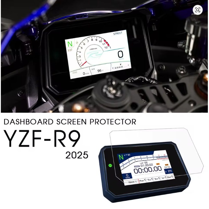2025 YZF-R9 R9 Dashboard Screen Protector สําหรับ Yamaha YZF R9 อุปกรณ์เสริม TPU เครื่องมือฟิล์มสําห