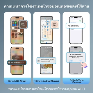 FEINODI Wireless สมาร์ทโฟน Magnetic Selfie Vlog Screen สําหรับโทรศัพท์ iPhone และ Android | ถ่ายทอดสด ความละเอียดสูง สิ่งประดิษฐ์เซลฟี่ด้านหลัง | รีโมทคอนโทรล | Vlog/Travel/เซลฟี่ไร้สายระยะไกล