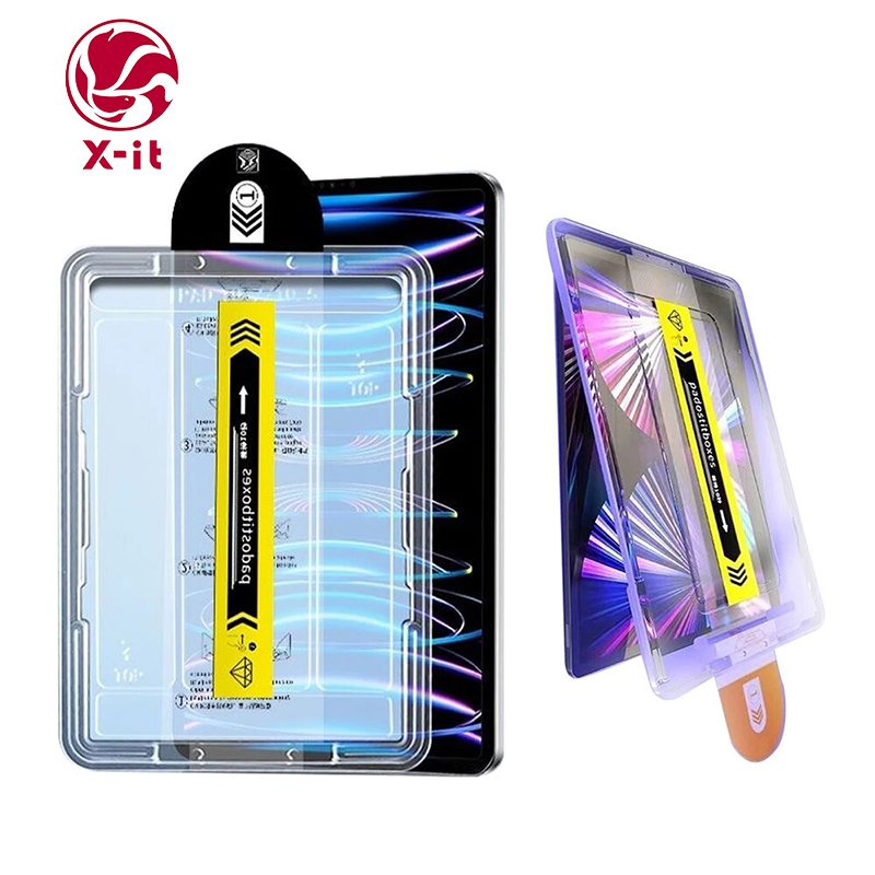 X-IT ป้องกันหน้าจอกระจกนิรภัยติดตั้งง่ายสําหรับ iPad gen 12 11 10 9 8 7 6 5 (A16) Air 8 7 6 5 4 M2 M3 M4 10.9 Pro 11 13 M4 M5 9.7 10.2