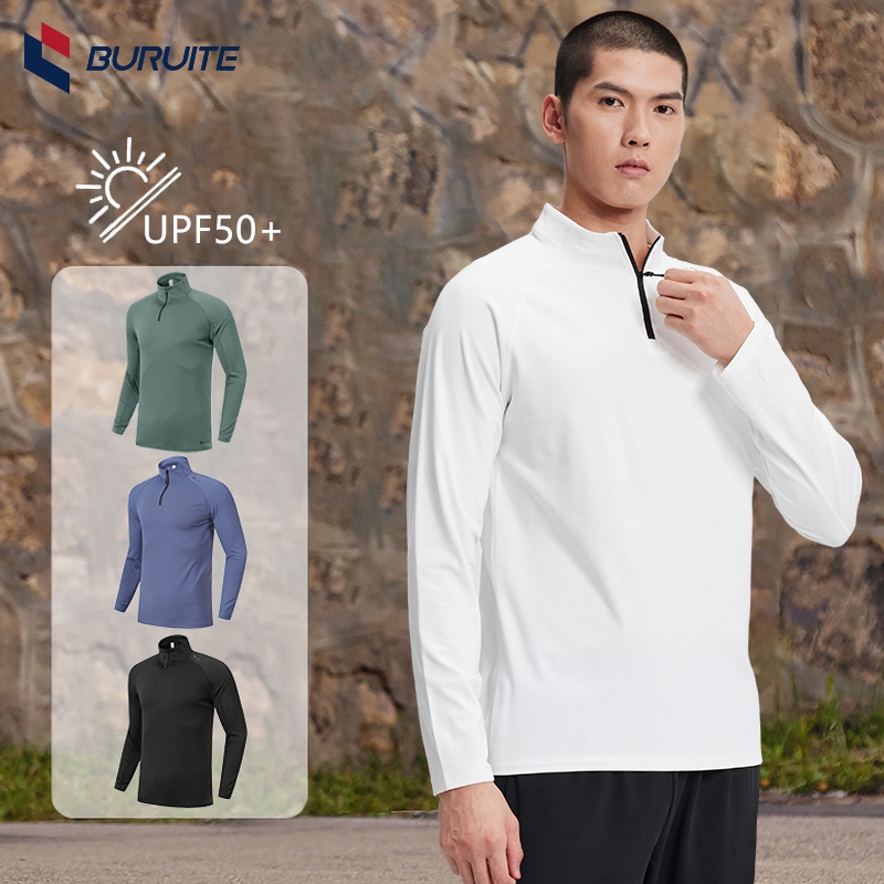 UV เสื้อแขนยาวกันแดด UPF50+ สำหรับออกกำลังกาย ดีไซน์สวย ใส่แล้วดูเพรียว เหมาะสำหรับทุกเพศ