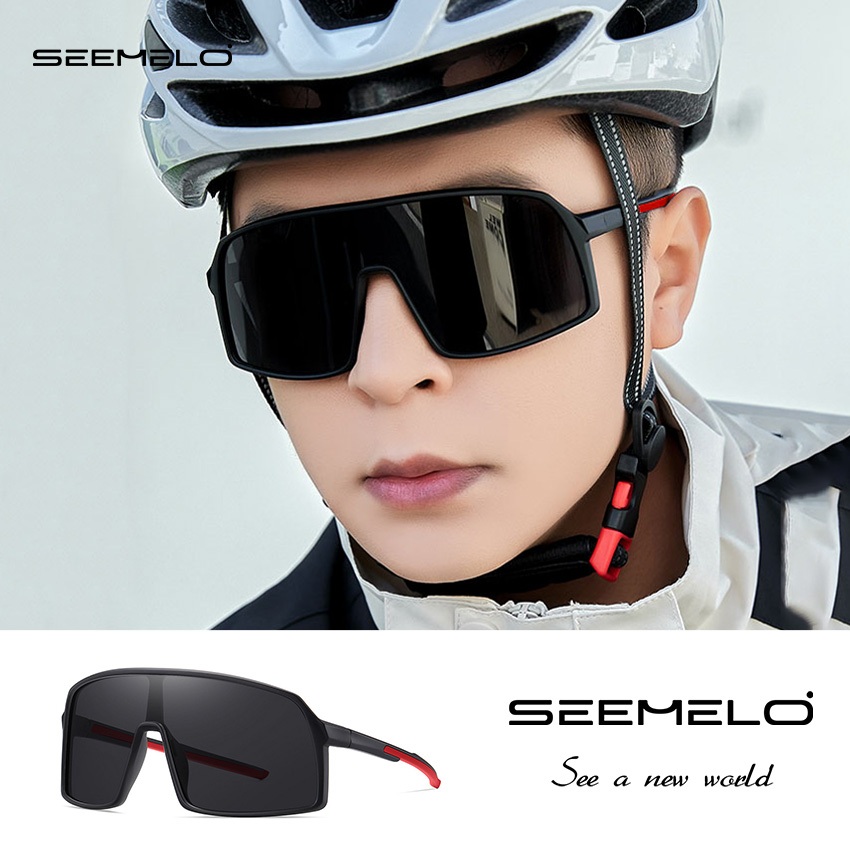 SEEMELO แว่นตากลางแจ้งแว่นตากันแดดโพลาไรซ์ผู้ชายผู้หญิง Ultralight TR Design กระจกขนาดใหญ่แว่นตากันแดดท่องเที่ยวชาย Shades Sun แว่นตาสําหรับชายตกปลา UV400 แว่นตา