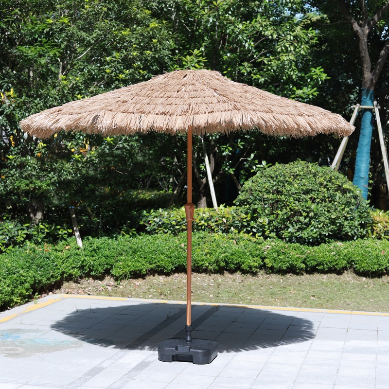 TREDEY กระโปรงหญ้า Courtyard ร่มสวนกลางแจ้ง Lmitation of straw Patio ร่ม - รูปที่ 3