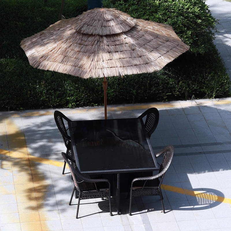TREDEY กระโปรงหญ้า Courtyard ร่มสวนกลางแจ้ง Lmitation of straw Patio ร่ม - รูปที่ 5