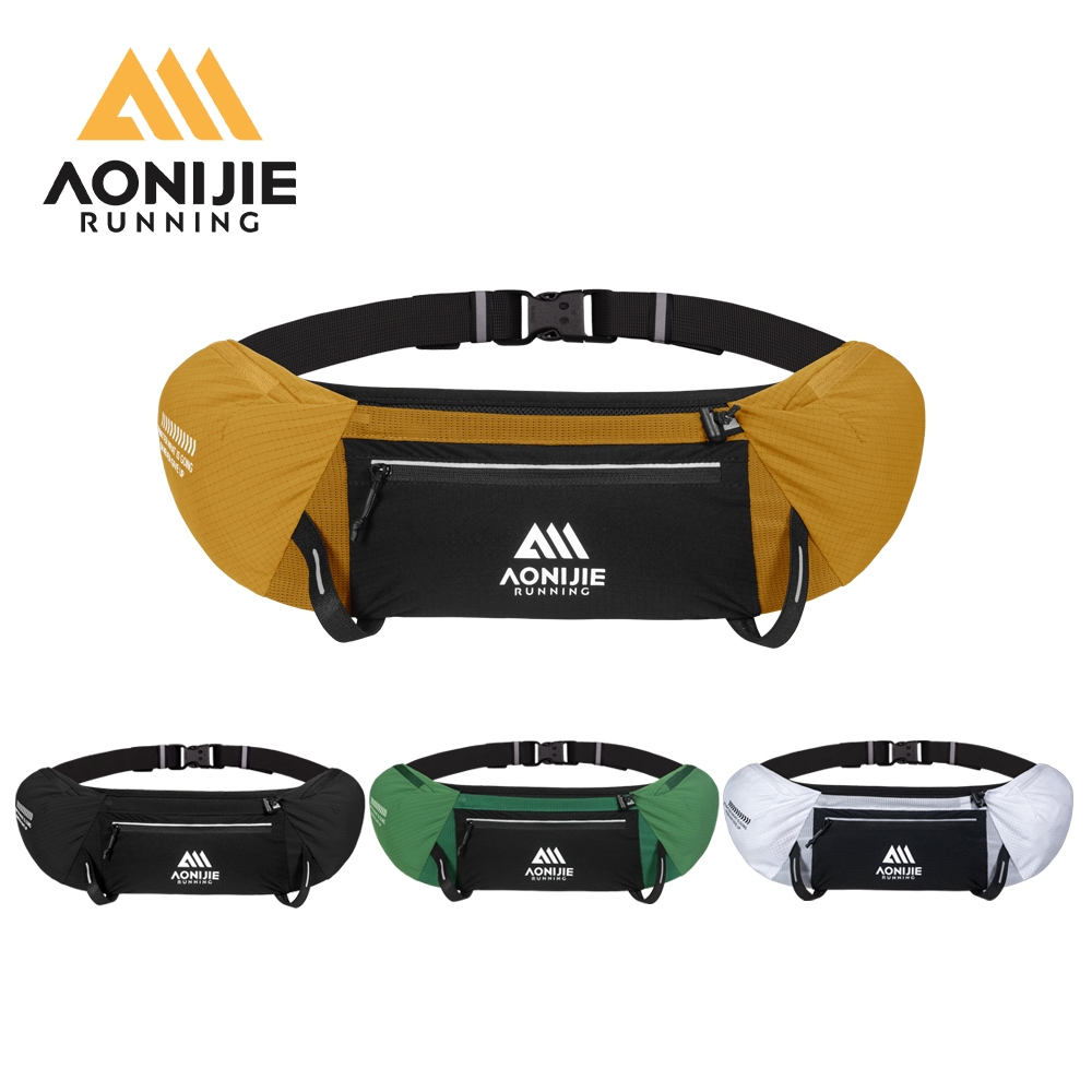 AONIJIE W8138 กระเป๋าคาดเอวกีฬาแบบปรับได้วิ่ง Fanny Pack เข็มขัดวิ่งอเนกประสงค์