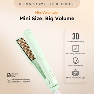 Akiracosme ที่ดัดผม เหล็กแบน ขนาดเล็ก แบบมืออาชีพ