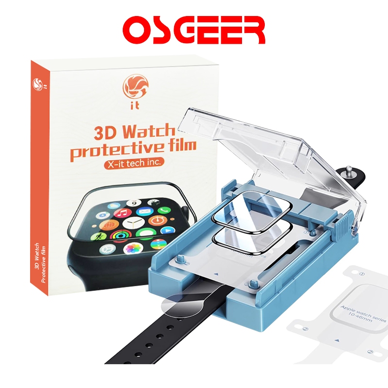 [osgeer]สําหรับ Apple Watch Series11 10 9 8 7 6 se ตัวป้องกันหน้าจอ, 46 มม. 42 มม. 45 มม. 40 มม. 41 มม., ชุดติดตั้งง่าย, ป้องกันรอยขีดข่วน, ตัวป้องกันหน้าจอการดูดซึมน้ําที่แข็งแกร่ง, สัมผัสไวต่อ
