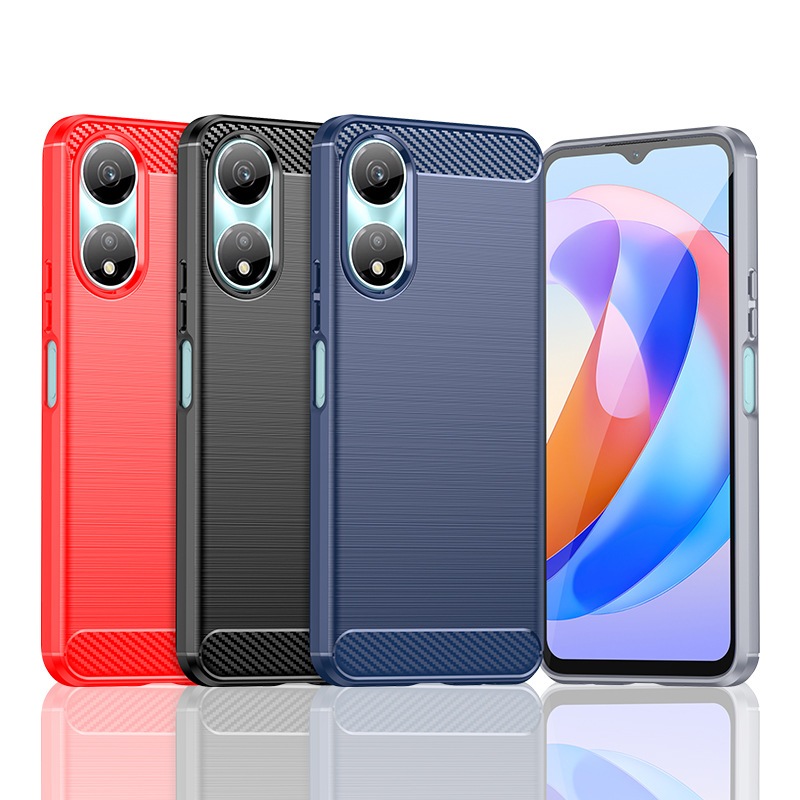 สําหรับ Huawei Honor X5 Plus X5B Plus Honor X6A X6B X6 Honor X7A X7B X7 คาร์บอนไฟเบอร์เคสโทรศัพท์