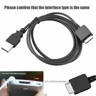 Fast DeliveryUSB ข้อมูล Sync สายชาร์จสําหรับ Sony Walkman MP3 MP4 Player สําหรับ NW-A55 A56 A57 NW-A35 A45 NW-ZX300 ZX300A Series