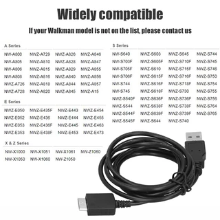 Fast DeliveryUSB ข้อมูล Sync สายชาร์จสําหรับ Sony Walkman MP3 MP4 Player สําหรับ NW-A55 A56 A57 NW-A35 A45 NW-ZX300 ZX300A Series
