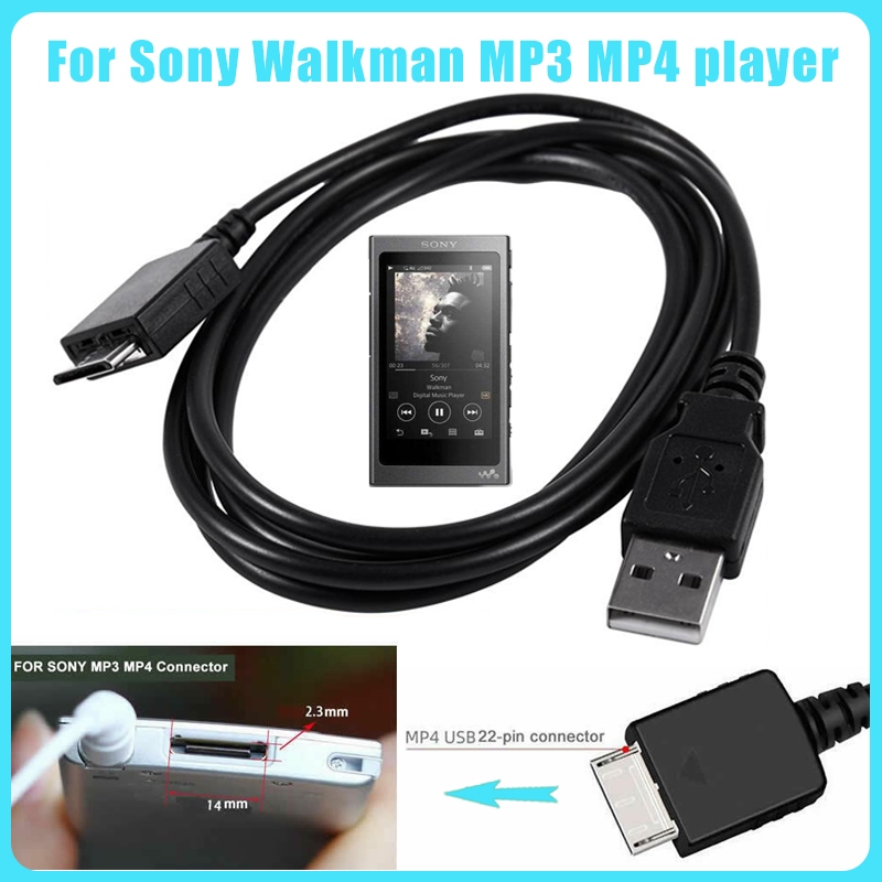 Fast DeliveryUSB ข้อมูล Sync สายชาร์จสําหรับ Sony Walkman MP3 MP4 Player สําหรับ NW-A55 A56 A57 NW-A