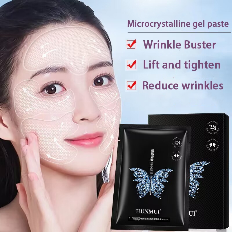 10 ชิ้น PPP HUNMUI 5 ชิ้น มาสก์นาโซลาเบียล พับ มาสก์จางลง สติกเกอร์หน้าผาก V มาสก์หน้า / มาสก์ตา คอ มาสก์ มอยส์เจอร์ไรเซอร์ - รูปที่ 3