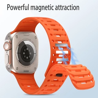 สายรัดข้อมือซิลิโคนสำหรับ iWatch Series 11/10/9/8/7/6/5/4/3 / SE Ultra 2 49mm 46mm 44mm 45mm 42mm