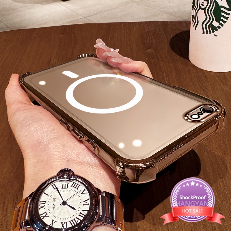 เคสสําหรับ iPhone 6 Plus iPhone 6s Plus ซิลิโคนความละเอียดสูงโปร่งใสเคสโทรศัพท์ดูดซับแรงกระแทกความงามการออกแบบแหวนแม่เหล็กและเคสนิ่ม TPU ราคา ถูกที่สุด ดีลบีเคเค แกลเลอรีภาพที่ 2