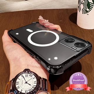เคสสําหรับOPPO A57 4G 2022 A57 5G 2022 A77 A77sซิลิโคนความละเอียดสูงโปร่งใสดูดซับแรงกระแทกเคสโทรศัพท์ความงามการออกแบบแหวนแม่เหล็กและTPU soft case