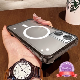 เคสสําหรับOPPO A57 4G 2022 A57 5G 2022 A77 A77sซิลิโคนความละเอียดสูงโปร่งใสดูดซับแรงกระแทกเคสโทรศัพท์ความงามการออกแบบแหวนแม่เหล็กและTPU soft case
