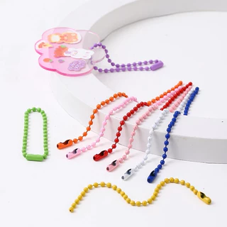 10 ชิ้น/ถุง 12 ซม.พวงกุญแจป้าย Hand Tag Connector Links สําหรับ DIY Jewerlry ทําอุปกรณ์