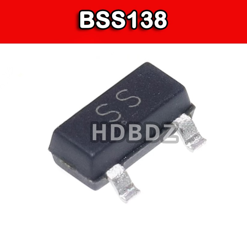 SS 50 ~ 100 ชิ้น BSS138 SOT-23 Nchannel MOS-Lasting IC SMD หลอด ttc3