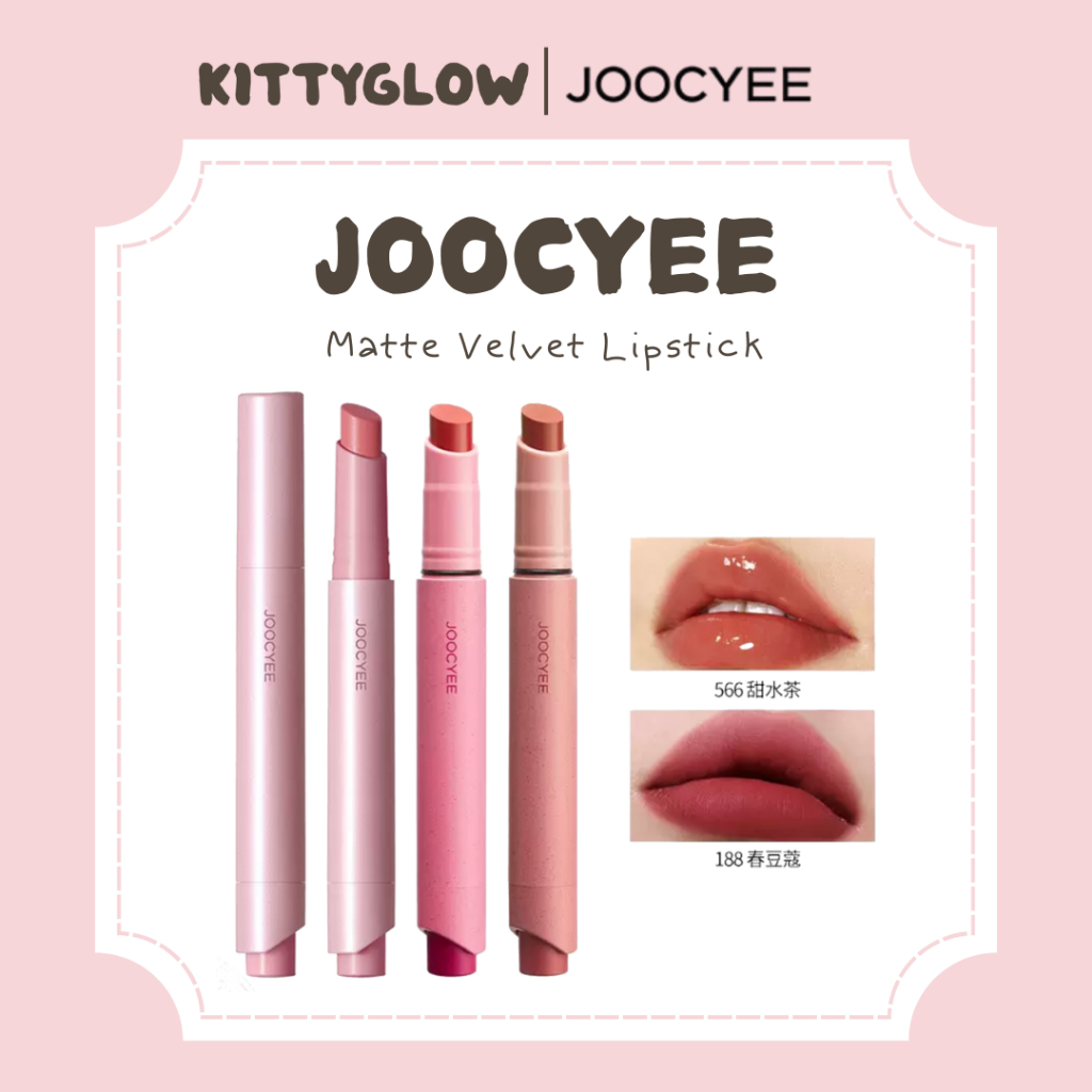 Jooyee ลิปสติกเนื้อแมทกํามะหยี่