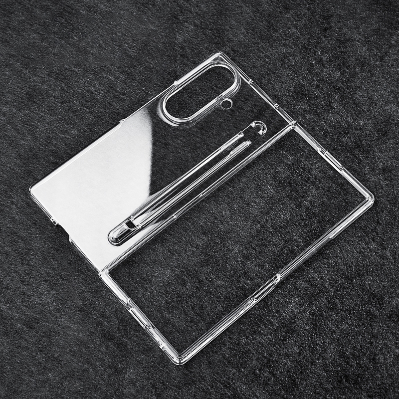 เคสใส Ultrathin สําหรับ Samsung Galaxy Z Fold 8/7/6/5 พร้อมช่องเสียบปากกา