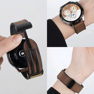 สร้อยข้อมือหนังสําหรับ Amazfit Watch สายนาฬิกากันน้ํา cowhide สายรัดข้อมือกีฬาสําหรับ Amazfit Active GTS GTR Balance BIP