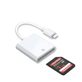 OTG IP to SD+TF card เครื่องอ่านบัตรเครื่องอ่านกล้องการ์ด TF card reader