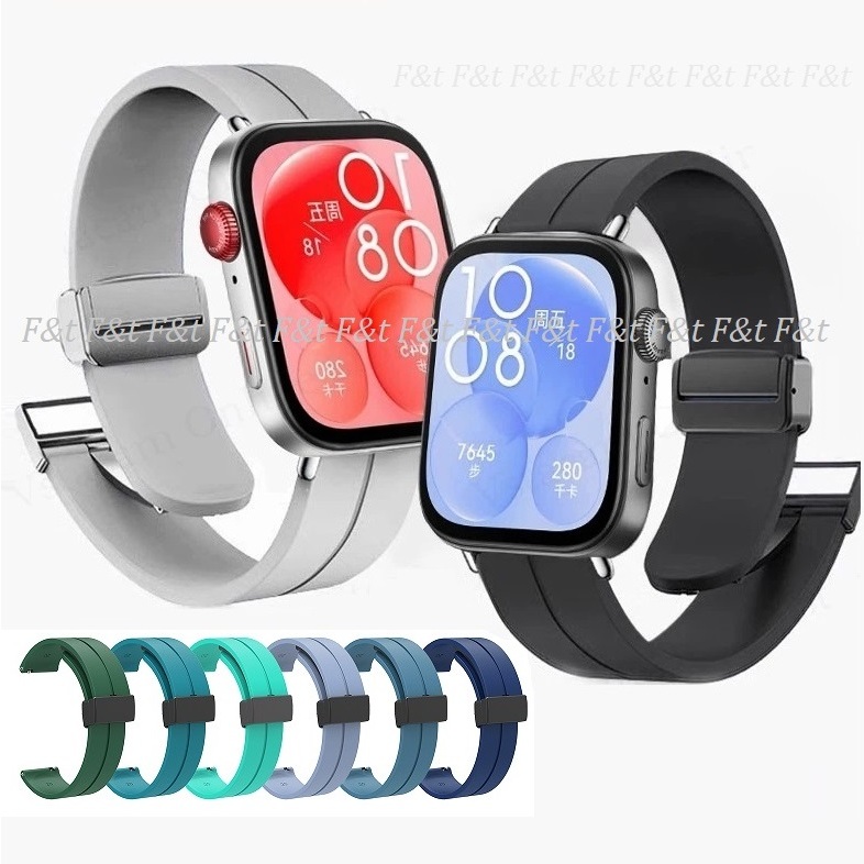 Sports Silicone Strap For Huawei watch Fit 5 สาย Huawei watch Fit 5 Pro สายนาฬิกา Huawei Watch Fit 4