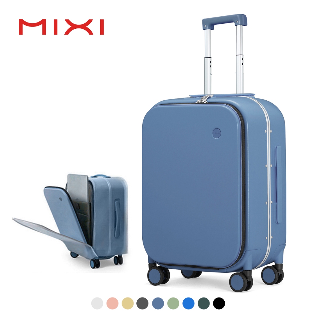 Mixi กระเป๋าเดินทาง 18 "20" กระเป๋าเปิดด้านหน้า PC กระเป๋าเดินทางพร้อมกระเป๋าแล็ปท็อป TSA ล็อค M9260