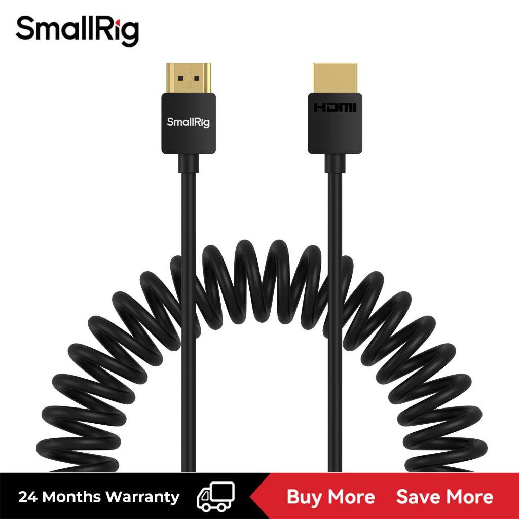 SmallRig Coiled HDMI Data Cable (A to A) 4963