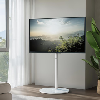 ขาตั้งพื้นทีวีเข้ามุมสากลพร้อมแท่นหมุนสําหรับ 32-75 นิ้ว LED…