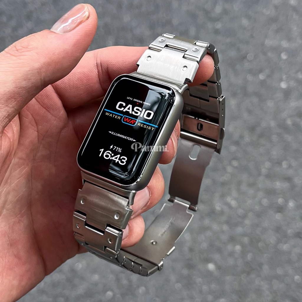 โลหะเต็มรูปแบบ G-SHOCK สไตล์สําหรับ Amazfit Bip 6 รูปที่ 8