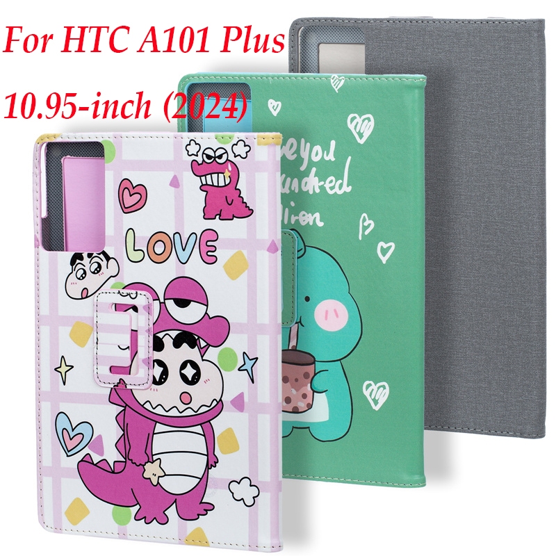 Casing HTC A101 Plus เคสแท็บเล็ต 10.95 นิ้ว หนัง pu การ์ตูน folio cover shell