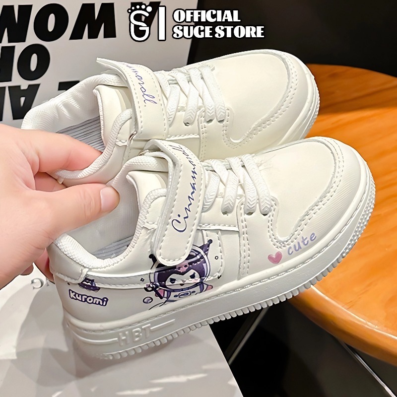 SUGE สไตล์ใหม่ รองเท้าคัชชูเด็กผู้หญิงคูโลมิ ทันสมัยและลำลอง