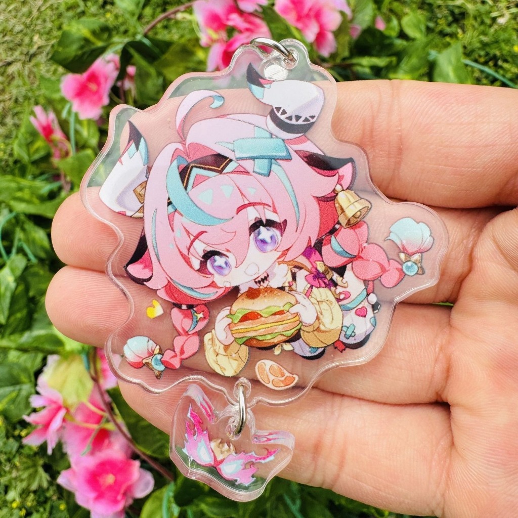 Genshin Impact Escoffier Ifa Varesa เกมจี้อะคริลิคพวงกุญแจคอลเลกชันชุดของขวัญคอสเพลย์ - รูปที่ 4