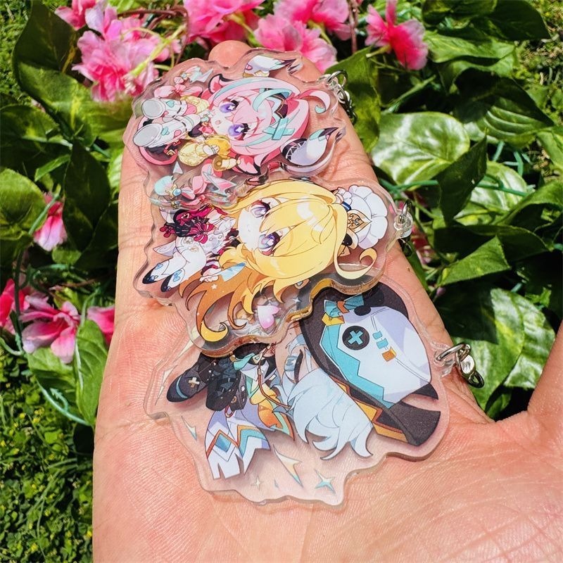 Genshin Impact Escoffier Ifa Varesa เกมจี้อะคริลิคพวงกุญแจคอลเลกชันชุดของขวัญคอสเพลย์ - รูปที่ 6