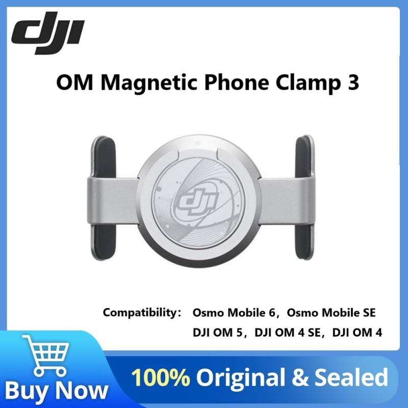 DJI Om Magnetic Phone Clamp 3 Sleek Magnetic Quick Connection สําหรับอุปกรณ์เสริม DJI Om Original ใน