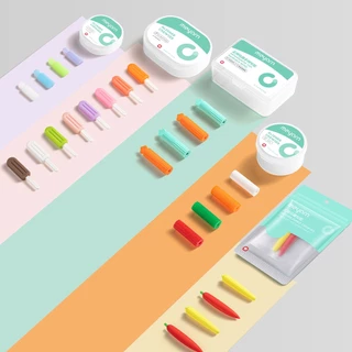 MEYARN Aligner Chewies ยางกัดจัดฟัน ละยางกัด อุปกรณ์ช่วยจัดฟัน เซ็ทคู่ 4ชิ้น พร้อมกล่อง หลายกลิ่น