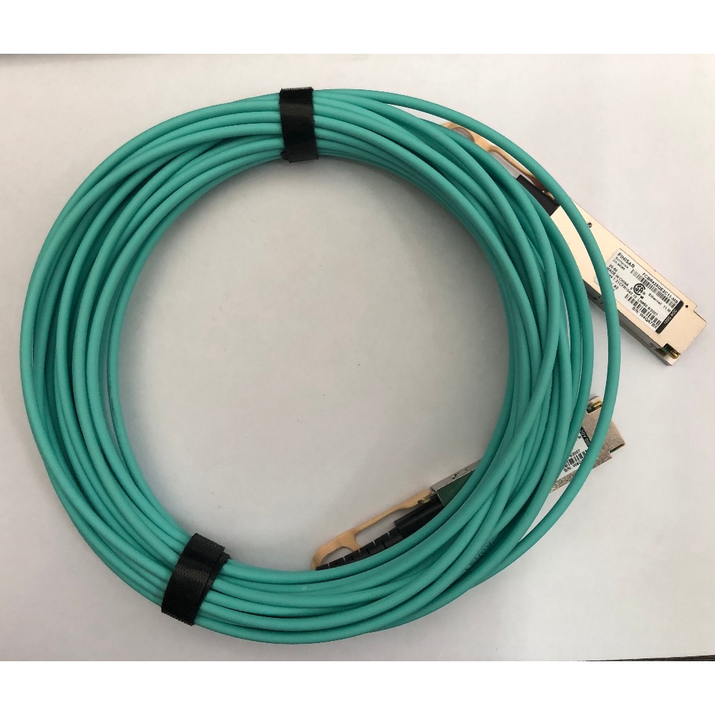 FINISAR FCBR425QE2C11-MS 100GB 100G AOC 4x25GB 12M QSFP 11m สาย