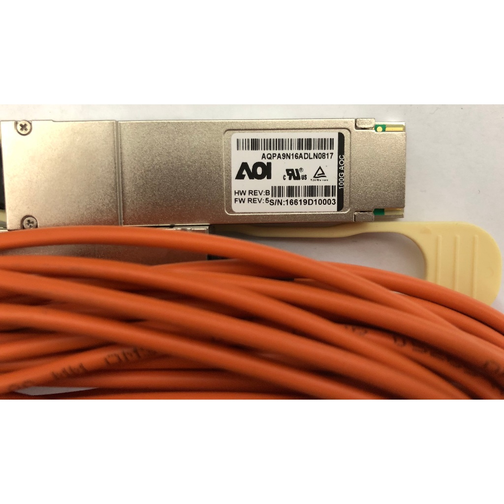 AOI QSFP28 AOC 100G 100GB MMF 850 Q SFP AQPA9N16ADLN0817 16m สาย