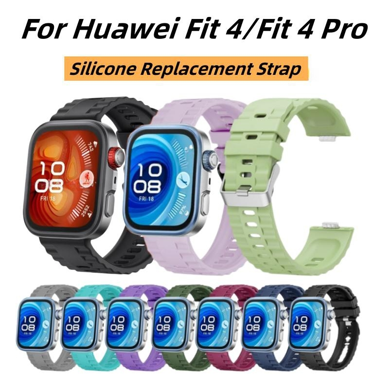 สายซิลิโคน สําหรับ Huawei Watch fit 5 5 Pro สมาร์ทวอท์ชสร้อยข้อมือเปลี่ยนห่วงแม่เหล็ก
