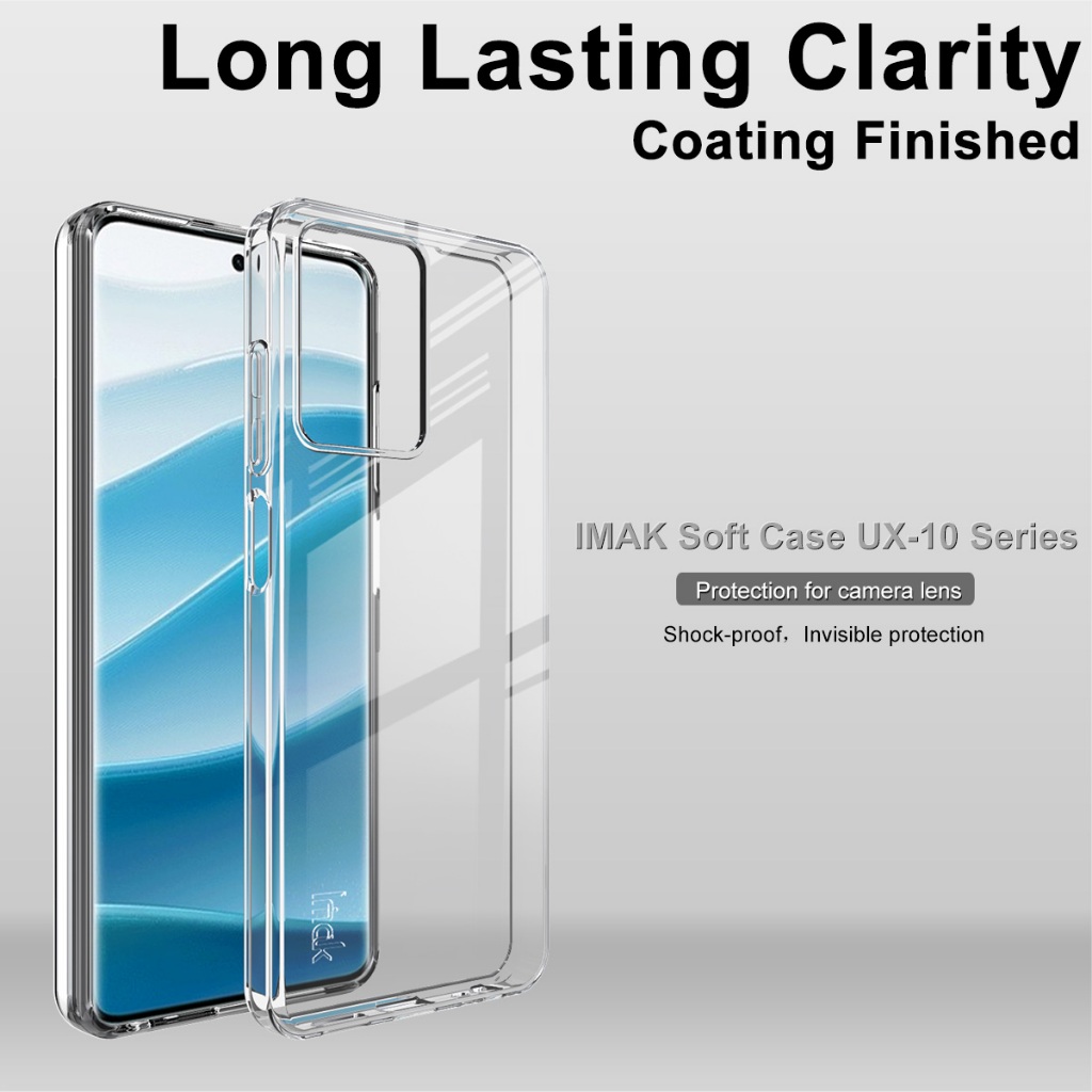 Imak HMD Pulse 4G HMD Pulse+ 4G HMD Pulse Pro 4G Casing Luxury Clear TPU Anti Yellowish กันกระแทกซิล